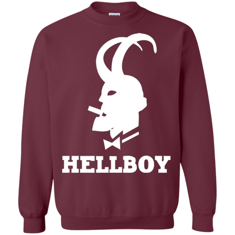 Sweatshirts Maroon / Small Hellboy Crewneck Sweatshirt