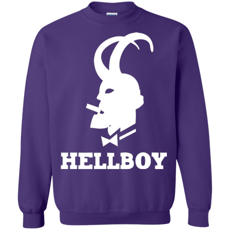 Sweatshirts Purple / Small Hellboy Crewneck Sweatshirt