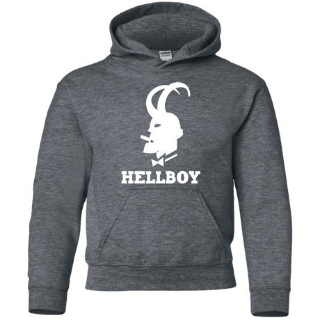 Sweatshirts Dark Heather / YS Hellboy Youth Hoodie