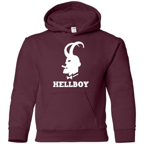 Sweatshirts Maroon / YS Hellboy Youth Hoodie