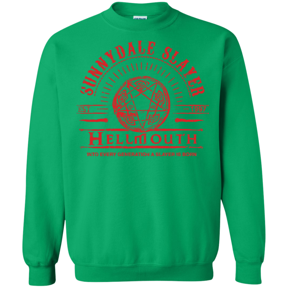Sweatshirts Irish Green / Small Hellmouth Crewneck Sweatshirt