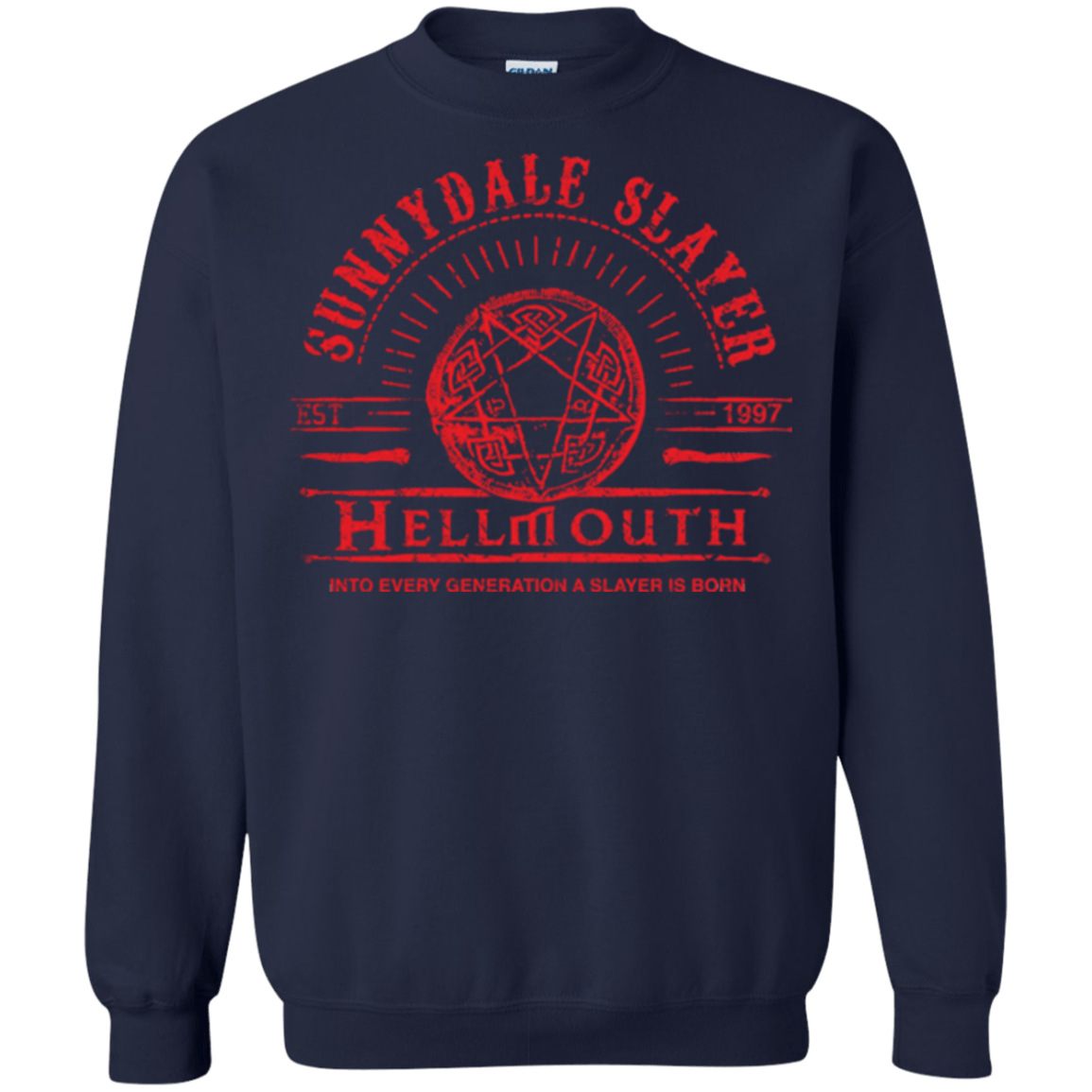 Sweatshirts Navy / Small Hellmouth Crewneck Sweatshirt