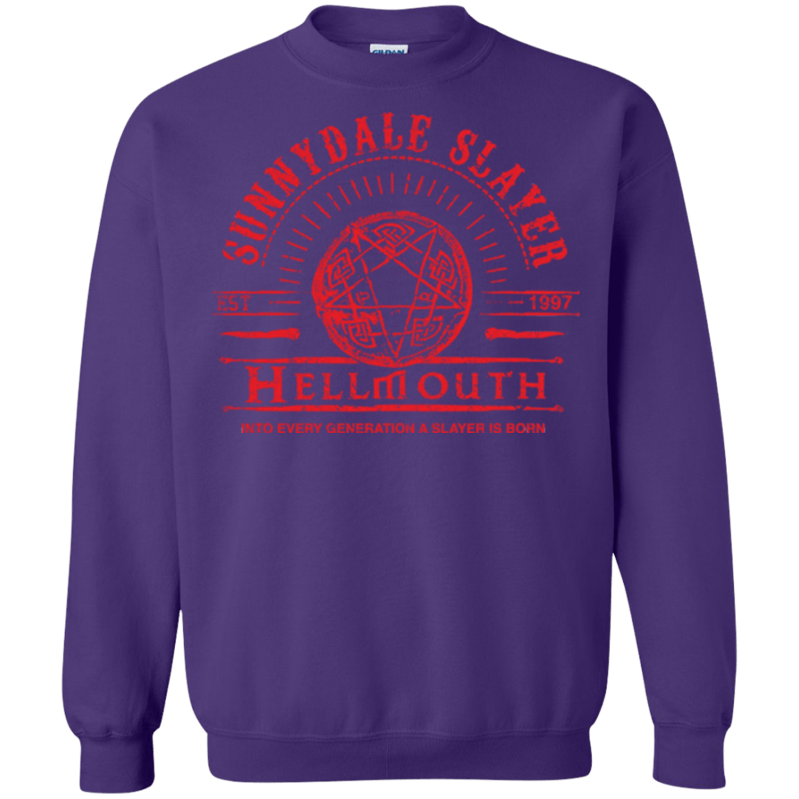 Sweatshirts Purple / Small Hellmouth Crewneck Sweatshirt