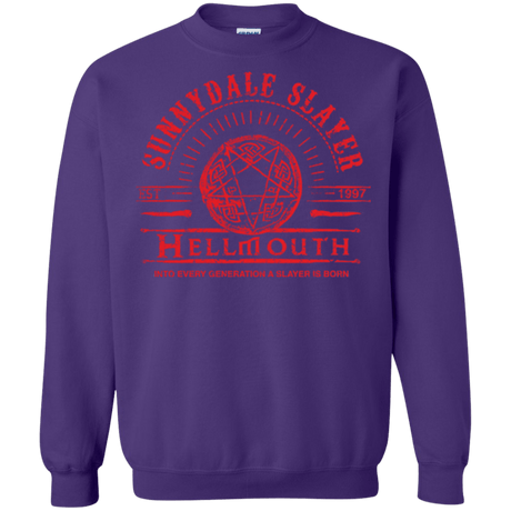 Sweatshirts Purple / Small Hellmouth Crewneck Sweatshirt
