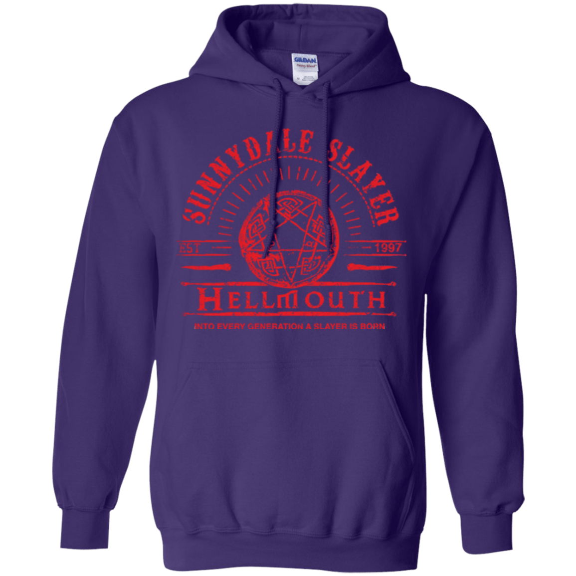 Sweatshirts Purple / Small Hellmouth Pullover Hoodie