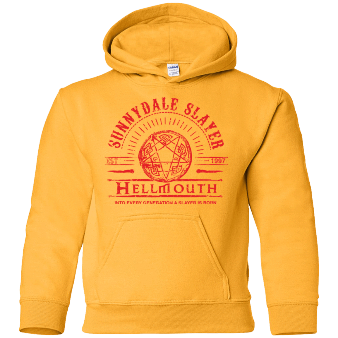 Sweatshirts Gold / YS Hellmouth Youth Hoodie