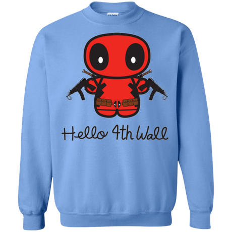 Sweatshirts Carolina Blue / Small Hello 4th Wall Crewneck Sweatshirt