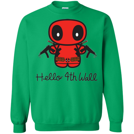 Sweatshirts Irish Green / Small Hello 4th Wall Crewneck Sweatshirt