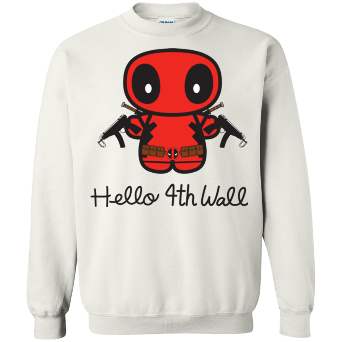 Sweatshirts White / Small Hello 4th Wall Crewneck Sweatshirt