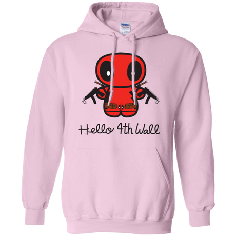 Sweatshirts Light Pink / Small Hello 4th Wall Pullover Hoodie