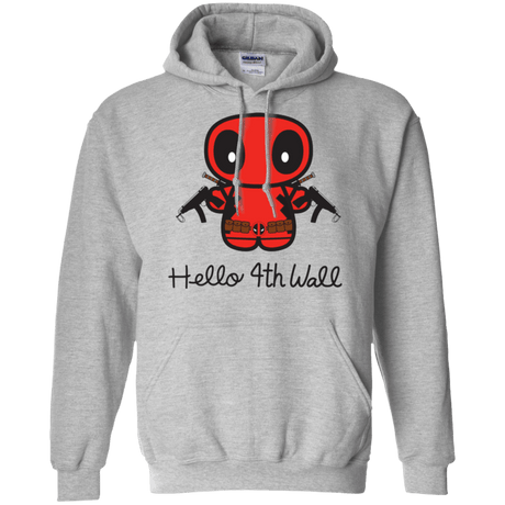 Sweatshirts Sport Grey / Small Hello 4th Wall Pullover Hoodie