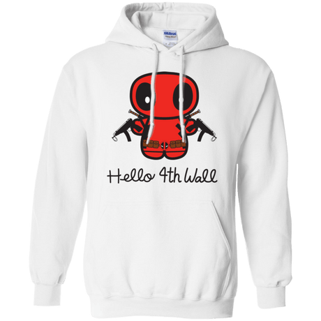 Sweatshirts White / Small Hello 4th Wall Pullover Hoodie