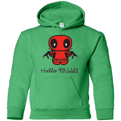 Sweatshirts Irish Green / YS Hello 4th Wall Youth Hoodie