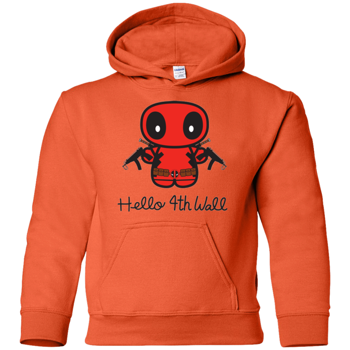 Sweatshirts Orange / YS Hello 4th Wall Youth Hoodie
