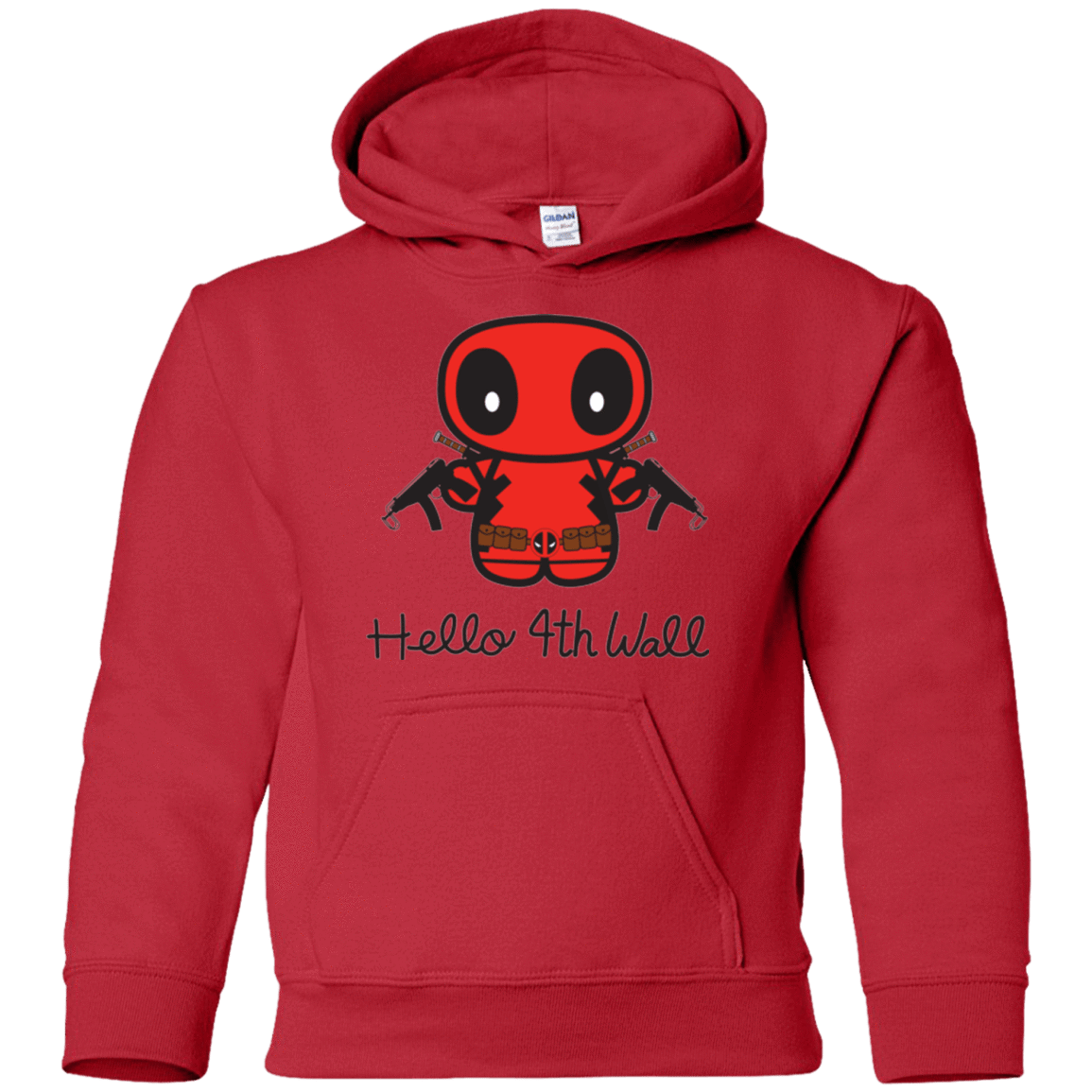 Sweatshirts Red / YS Hello 4th Wall Youth Hoodie