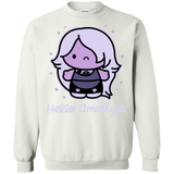 Sweatshirts White / S Hello Amethyst Crewneck Sweatshirt