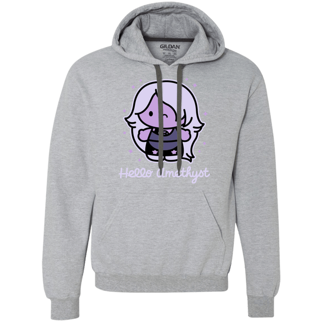 Sweatshirts Sport Grey / S Hello Amethyst Premium Fleece Hoodie