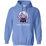 Sweatshirts Carolina Blue / S Hello Amethyst Pullover Hoodie