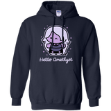 Sweatshirts Navy / S Hello Amethyst Pullover Hoodie