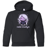Sweatshirts Black / YS Hello Amethyst Youth Hoodie