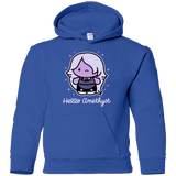 Sweatshirts Royal / YS Hello Amethyst Youth Hoodie