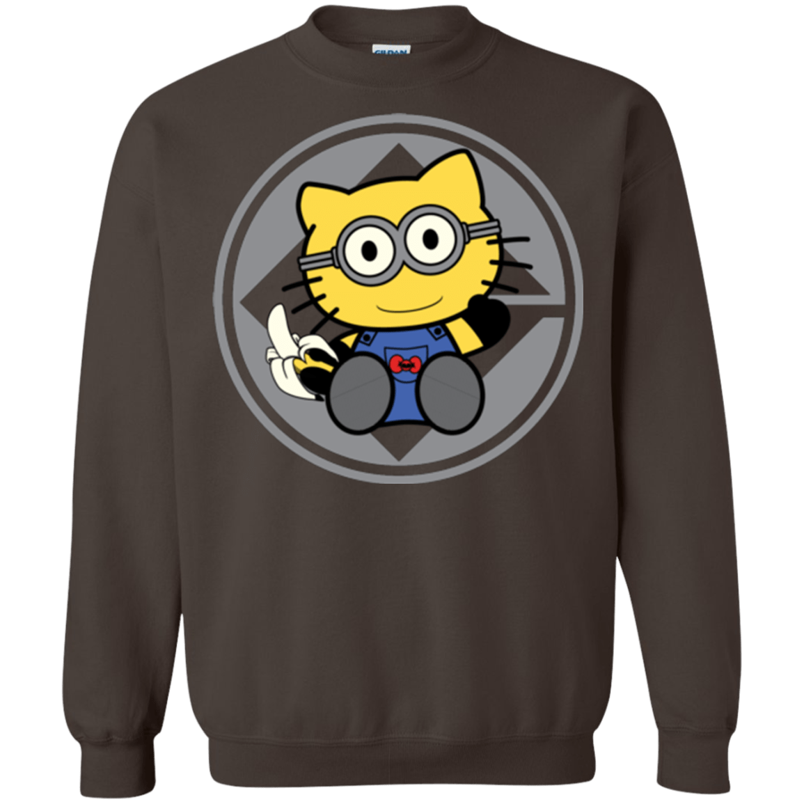 Sweatshirts Dark Chocolate / Small Hello Banana Crewneck Sweatshirt