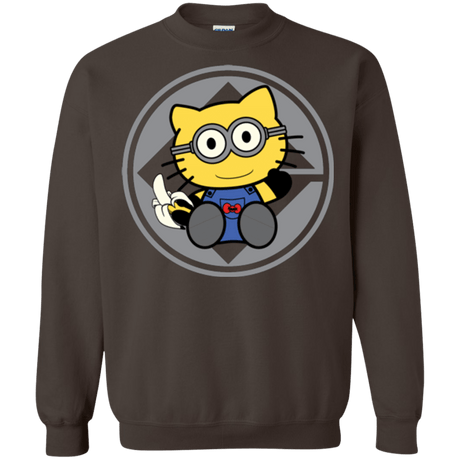 Sweatshirts Dark Chocolate / Small Hello Banana Crewneck Sweatshirt