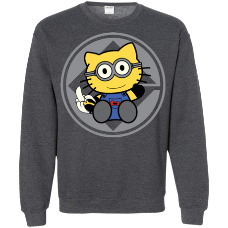 Sweatshirts Dark Heather / Small Hello Banana Crewneck Sweatshirt