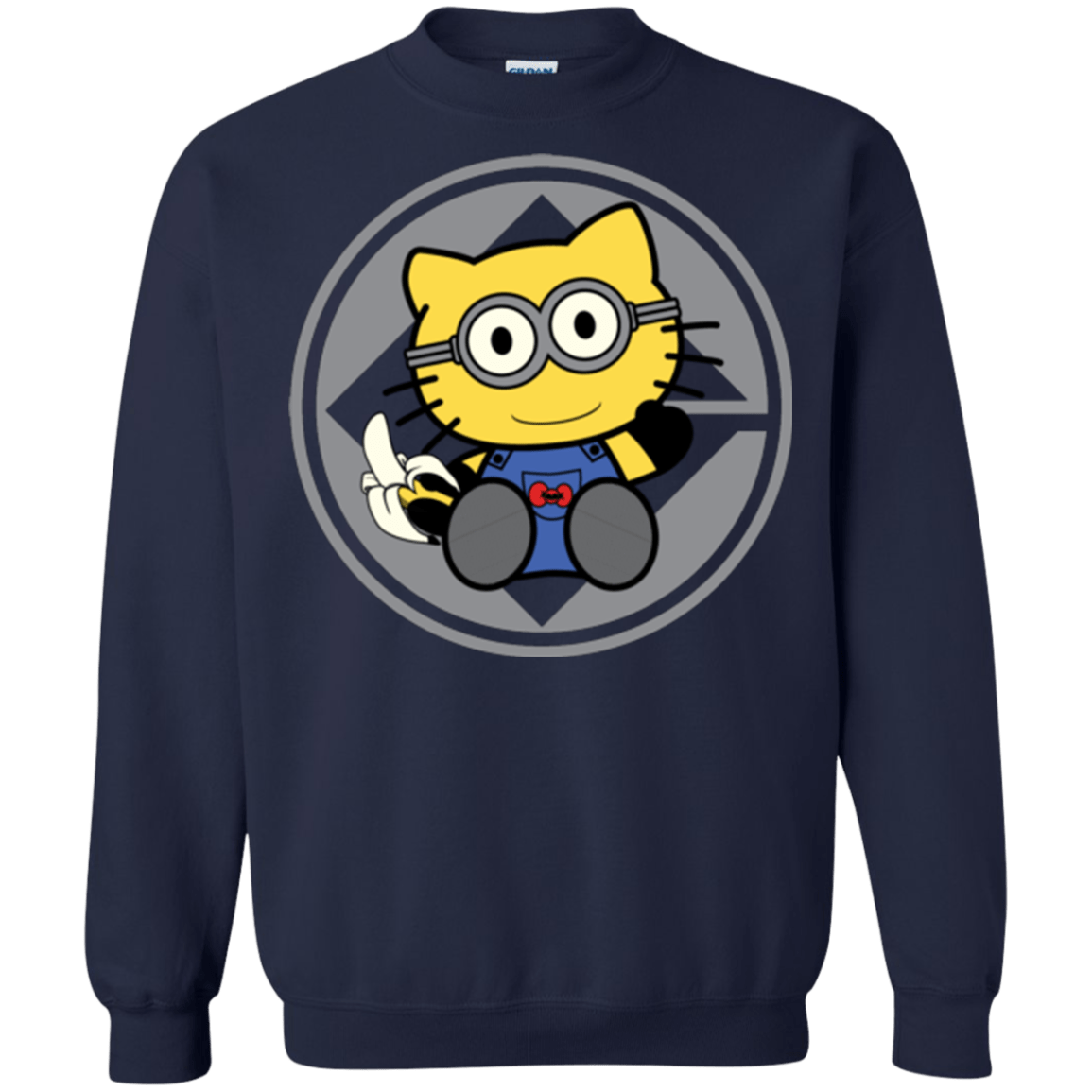 Sweatshirts Navy / Small Hello Banana Crewneck Sweatshirt