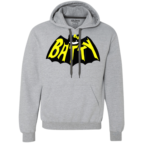 Sweatshirts Sport Grey / S Hello Batty Premium Fleece Hoodie