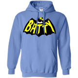 Sweatshirts Carolina Blue / S Hello Batty Pullover Hoodie