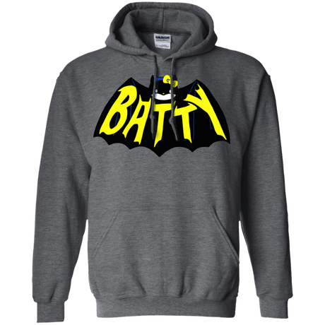 Sweatshirts Dark Heather / S Hello Batty Pullover Hoodie