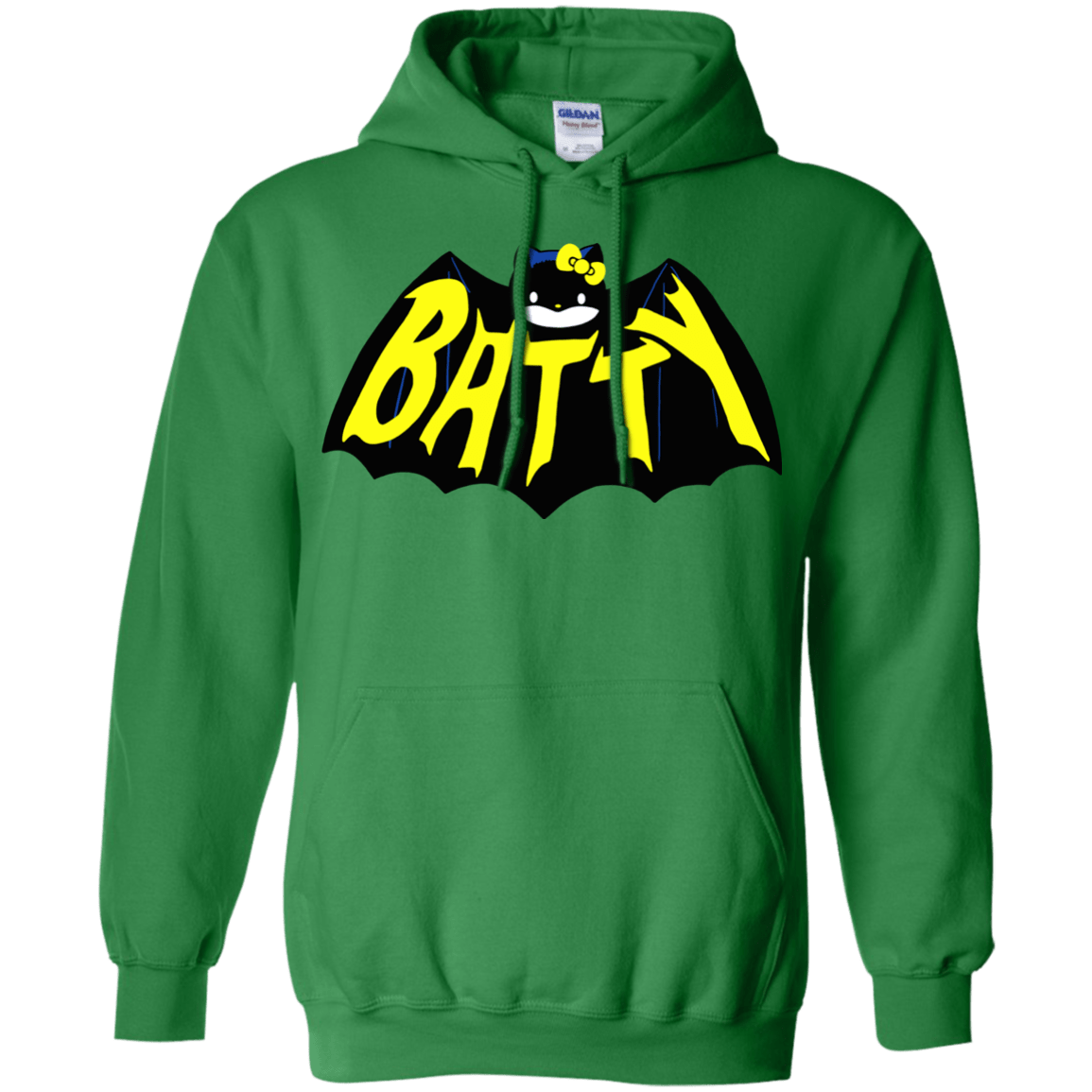 Sweatshirts Irish Green / S Hello Batty Pullover Hoodie