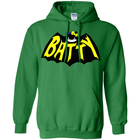 Sweatshirts Irish Green / S Hello Batty Pullover Hoodie