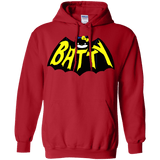 Sweatshirts Red / S Hello Batty Pullover Hoodie