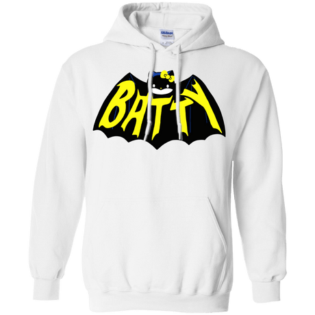Sweatshirts White / S Hello Batty Pullover Hoodie