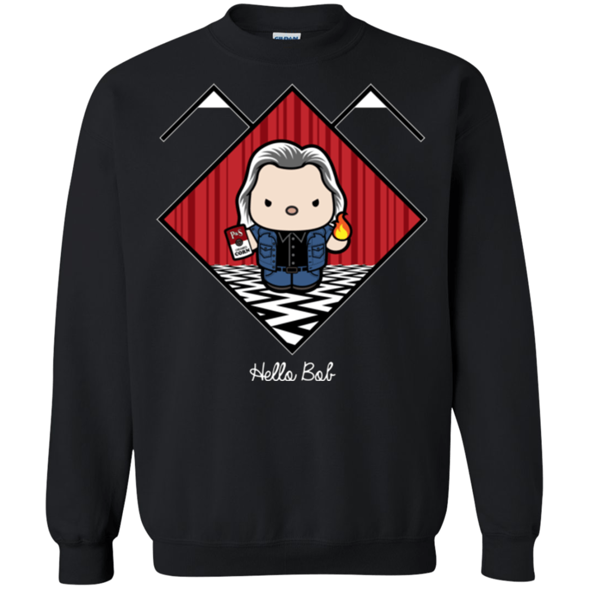 Sweatshirts Black / Small Hello Bob Crewneck Sweatshirt