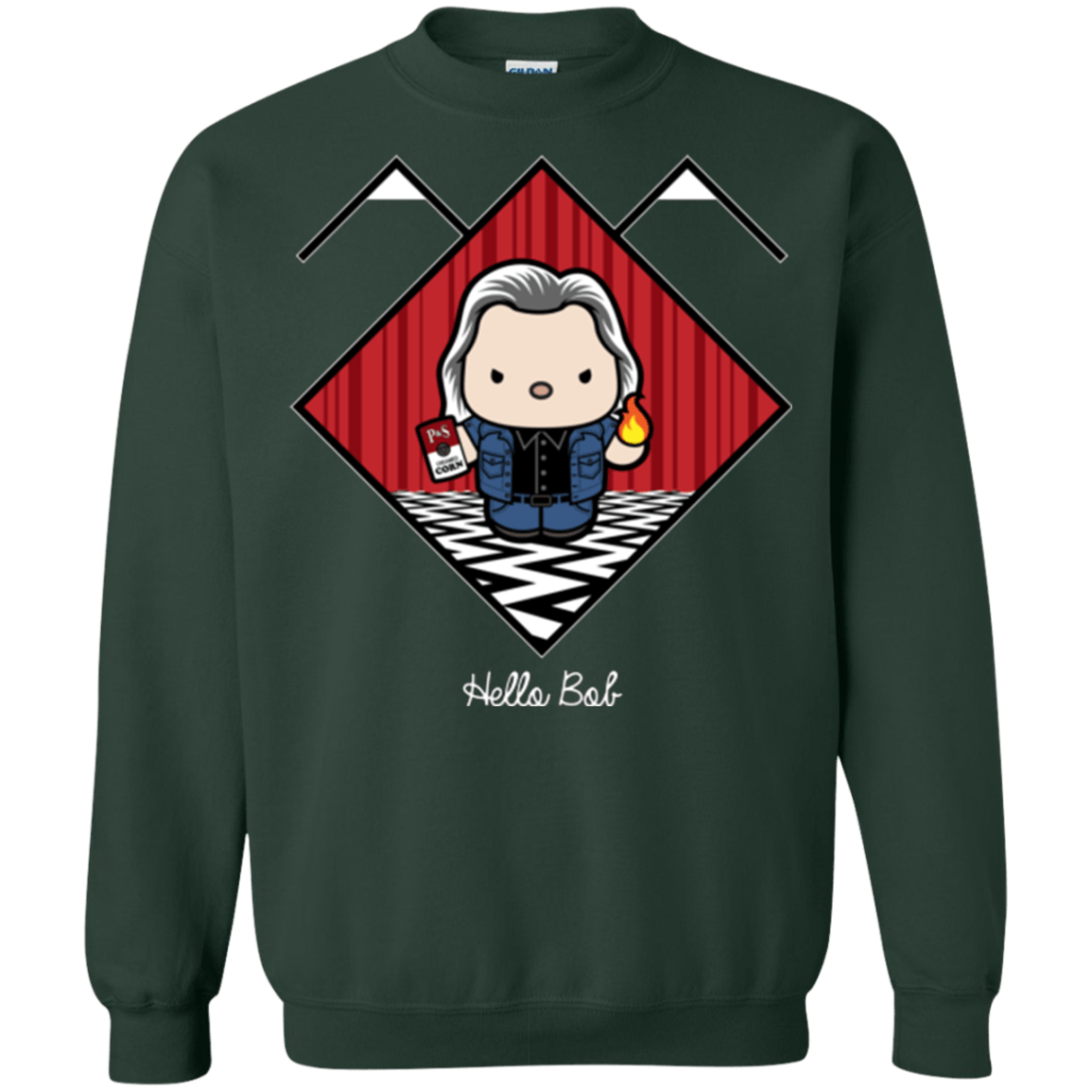 Sweatshirts Forest Green / Small Hello Bob Crewneck Sweatshirt