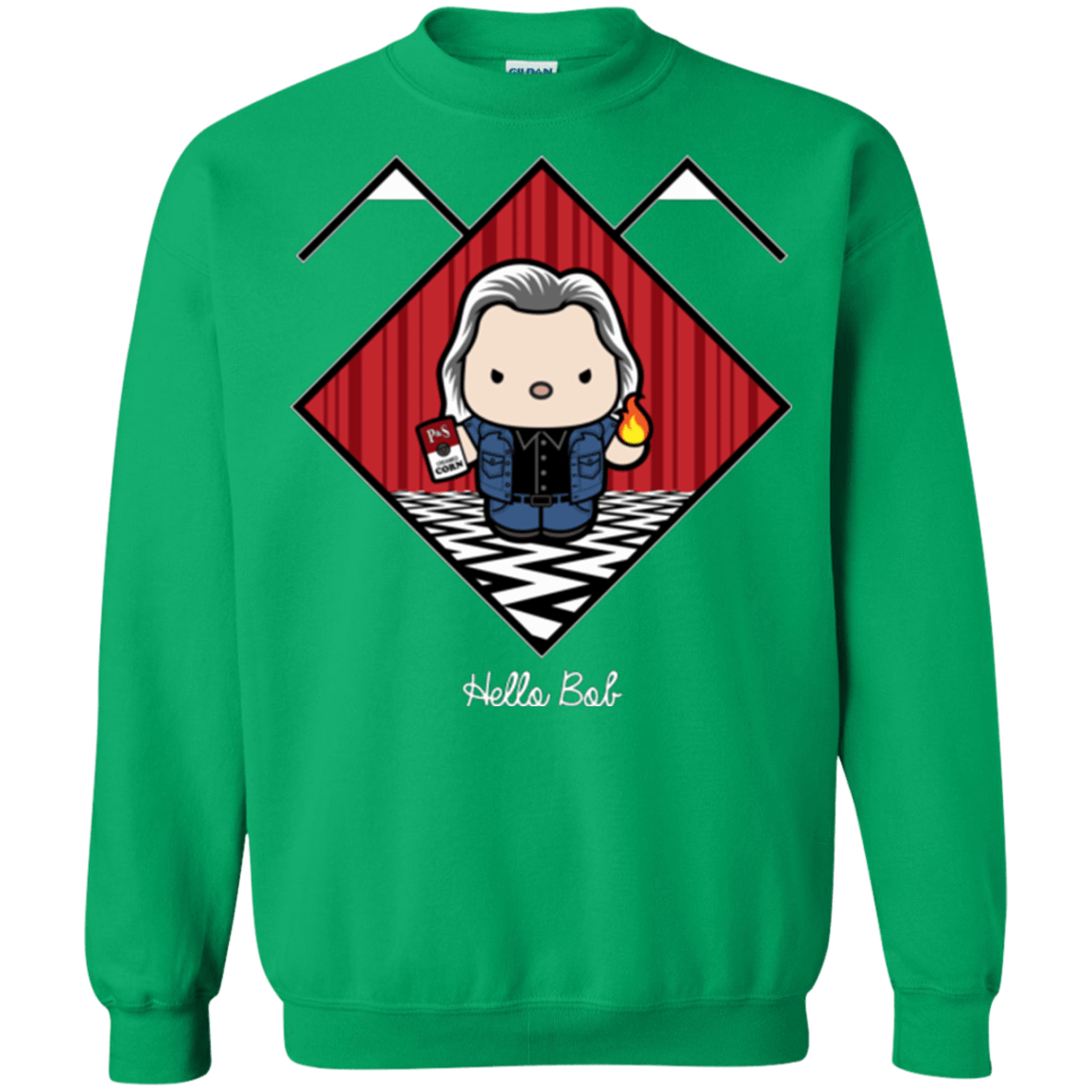 Sweatshirts Irish Green / Small Hello Bob Crewneck Sweatshirt