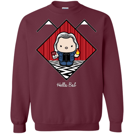 Sweatshirts Maroon / Small Hello Bob Crewneck Sweatshirt