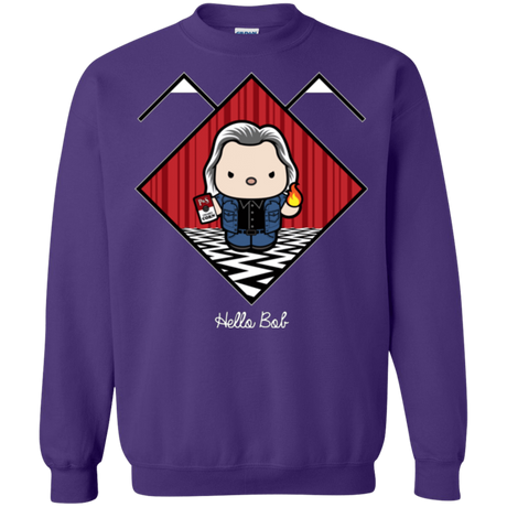 Sweatshirts Purple / Small Hello Bob Crewneck Sweatshirt