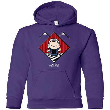 Sweatshirts Purple / YS Hello Bob Youth Hoodie