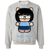 Sweatshirts Ash / Small Hello Butts Crewneck Sweatshirt