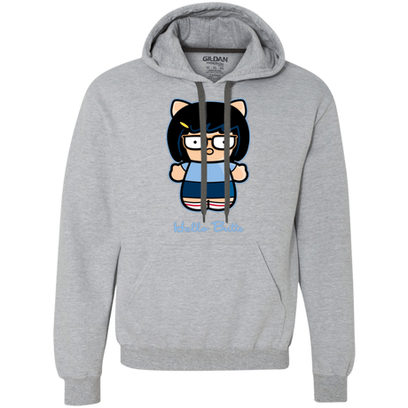 Sweatshirts Sport Grey / Small Hello Butts Premium Fleece Hoodie