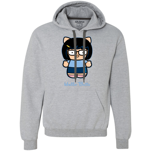 Sweatshirts Sport Grey / Small Hello Butts Premium Fleece Hoodie