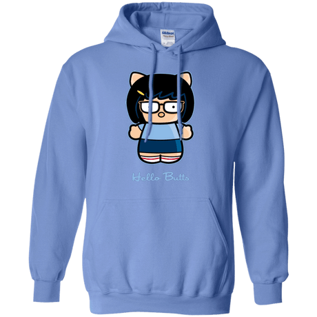 Sweatshirts Carolina Blue / Small Hello Butts Pullover Hoodie