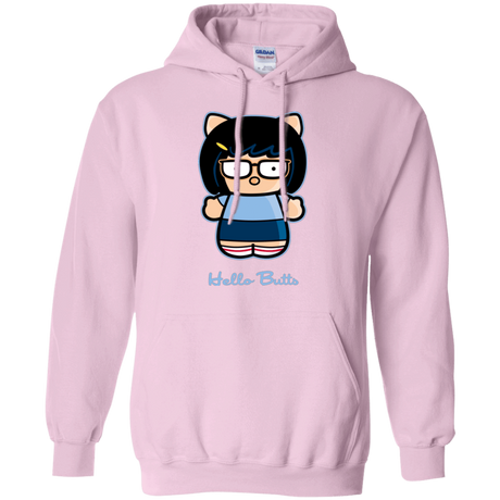 Sweatshirts Light Pink / Small Hello Butts Pullover Hoodie