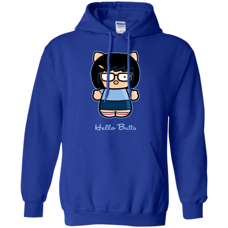 Sweatshirts Royal / Small Hello Butts Pullover Hoodie