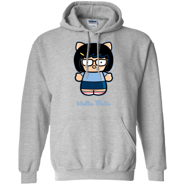 Sweatshirts Sport Grey / Small Hello Butts Pullover Hoodie