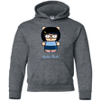 Sweatshirts Dark Heather / YS Hello Butts Youth Hoodie